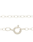 14k Cable Chain 1.3mm Andrea Bonelli Jewelry 14k White Gold