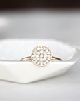 Madeline Pave Diamond Ring Andrea Bonelli Jewelry