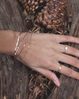 Hexagon Glint Bracelet Andrea Bonelli Jewelry 