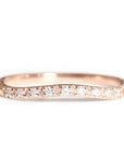 Primrose Lab Diamond Band Andrea Bonelli 14k Rose Gold