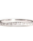 Primrose Lab Diamond Band Andrea Bonelli 14k White Gold