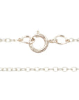 14k Adjustable Cable Chain 1mm Andrea Bonelli Jewelry 14k White Gold