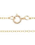 14k Adjustable Cable Chain 1mm Andrea Bonelli Jewelry 14k Yellow Gold