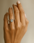 Marina Aquamarine + Diamond Ring Andrea Bonelli