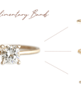 Thalia Moissanite Ring Andrea Bonelli Jewelry