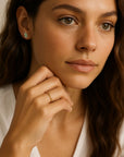 Slim Stacking Emerald Ring Andrea Bonelli