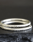 Silver Stardust Ring Andrea Bonelli Jewelry 