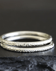 Silver Stardust Ring Andrea Bonelli Jewelry