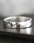 Hammered Band 6mm Andrea Bonelli Jewelry 