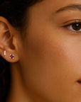 Garnet Studs