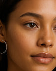 Hammered Hoops 1.5 Inch Andrea Bonelli Jewelry