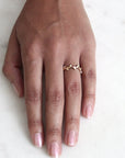 Vine Diamond Ring Andrea Bonelli Jewelry