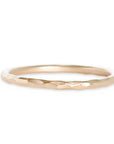 Rustic Carved Ring Andrea Bonelli Jewelry 14k Rose Gold