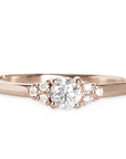 Sora GIA Diamond Ring Andrea Bonelli Jewelry 14k Rose Gold