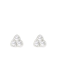 Seedling Diamond Studs Andrea Bonelli Jewelry Sterling Silver