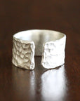 Silver Nimbus Cuff Band Andrea Bonelli Jewelry