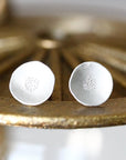 Silver Organic Stardust Studs Andrea Bonelli Jewelry