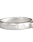 Silver Ona Carved Diamond Ring Andrea Bonelli