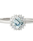 Silver Tavi Halo Ring Andrea Bonelli Sterling Silver