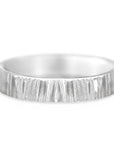 Silver Rustic Timber Band Andrea Bonelli Jewelry Sterling Silver