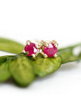 Ruby Studs Andrea Bonelli Jewelry