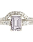 Marina Amethyst + Diamond Ring Andrea Bonelli