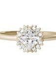 Tavi Halo GIA Diamond Ring .70ct Andrea Bonelli 14k Yellow Gold