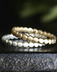 Silver Organic Pebble Band Andrea Bonelli Jewelry