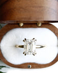 Bailey Double Claw Lab Diamond Ring Andrea Bonelli Jewelry