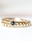 Petit Lola Black Rose Cut Diamond Ring Andrea Bonelli Jewelry