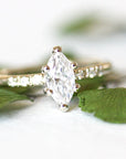 Tryst Marquise Moissanite Ring Andrea Bonelli Jewelry