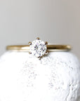 Claire Moissanite Ring Andrea Bonelli