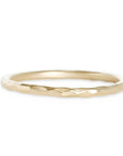 Rustic Carved Ring Andrea Bonelli Jewelry 14k Yellow Gold