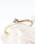 Petit Lola Salt + Pepper Diamond Ring Andrea Bonelli Jewelry