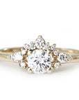 Scarlett Halo Ring Andrea Bonelli 14k Yellow Gold