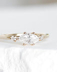 Trine GIA Diamond Ring Andrea Bonelli Jewelry