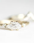 Trine Lab Diamond Ring Andrea Bonelli Jewelry