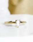 Tristan Pear Diamond Ring Andrea Bonelli