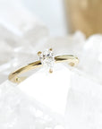 Tristan Pear Diamond Ring Andrea Bonelli