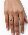 Quinn Rose Cut Diamond Ring Andrea Bonelli Jewelry