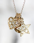 Petite Diamond Heart Charm Andrea Bonelli
