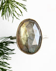 Labradorite Facet Ring Andrea Bonelli Jewelry