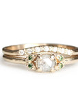 Quinn Rose Cut Diamond Ring Andrea Bonelli Jewelry