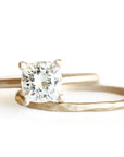 Thalia Moissanite Ring Andrea Bonelli Jewelry 