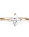 Tavi Moissanite Ring 5-6mm Andrea Bonelli 14k Rose Gold