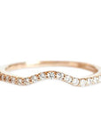 Iona Diamond Band Andrea Bonelli 14k Rose Gold