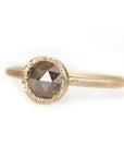rose cut diamond stardust ring Andrea Bonelli Jewelry