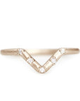 Peak Diamond Ring Andrea Bonelli 14k Rose Gold