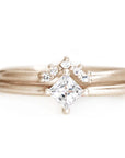 Tavi Moissanite Ring 4mm Andrea Bonelli 14k Rose Gold