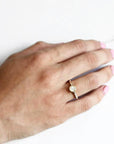 Rustic Carved GIA Diamond Ring Andrea Bonelli